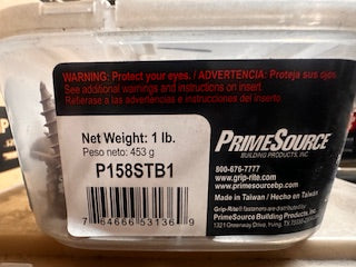 1 LB 1-5/8" x 8 EXTERIOR SCREWS